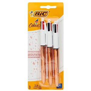 Bic 4 Colours Rose Gold Metallic Retractable Ballpoint Pens - Product Type Bic 4 Colours Rose Gold Metallic Retractable Ballpoint Pens - Product Type