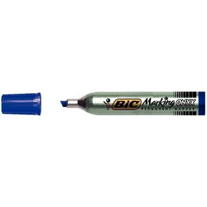 Marqueur permanent BIC Onyx 1591 - Marqueur, Bleu, Capacité Double Marqueur permanent BIC Onyx 1591 - Marqueur, Bleu, Capacité Double