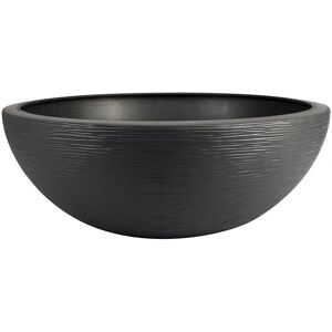 EDA Graphit Pflanzkübel - UV-beständig - 39L - Ø 59cm - Dunkelgrau - Gartendekoration EDA Graphit Pflanzkübel - UV-beständig - 39L - Ø 59cm - Dunkelgrau - Gartendekoration