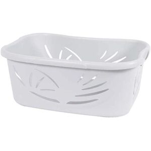 Panier à linge ergonomique Flora 37 L - Blanc cérusé - Publicité Panier à linge ergonomique Flora 37 L - Blanc cérusé - Publicité