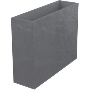 Eda Plastiques Gris Galet 63L Pot de Jardin - Garden Planter - Publicité Eda Plastiques Gris Galet 63L Pot de Jardin - Garden Planter - Publicité
