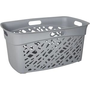 EDA ALMERÍA Wäschekorb - 45L - 4 Griffe - Grau - 59x40x28cm EDA ALMERÍA Wäschekorb - 45L - 4 Griffe - Grau - 59x40x28cm