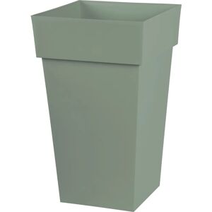 Eda Toscano Square Plant Pot - 62 L - Green - 39x39x65cm Eda Toscano Square Plant Pot - 62 L - Green - 39x39x65cm