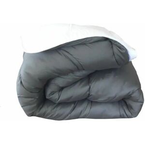 Duvet Abeil Blanc/Gris - 140x200cm - 350g/m² - Publicité Duvet Abeil Blanc/Gris - 140x200cm - 350g/m² - Publicité