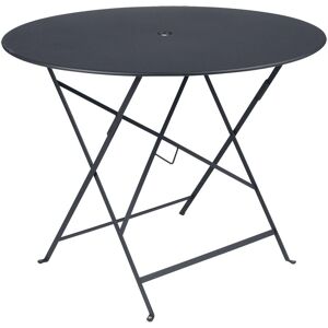 Fermob - Table Pliante Ronde D96 Gris - Mobilier d'Extérieur - Publicité Fermob - Table Pliante Ronde D96 Gris - Mobilier d'Extérieur - Publicité