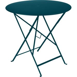 Fermob - Rund Bistro Bord - Blå - Lakkert stål - Studio Designer Fermob - Rund Bistro Bord - Blå - Lakkert stål - Studio Designer