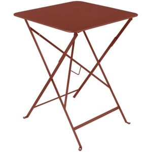 Fermob - Bistro Sklapet Bord Kvadratisk 57x57 cm Rød - Utendørsmøbel Fermob - Bistro Sklapet Bord Kvadratisk 57x57 cm Rød - Utendørsmøbel
