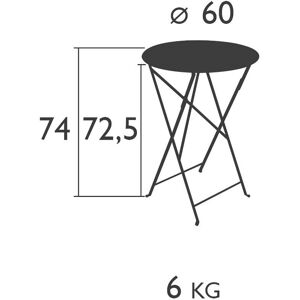 Fermob - Bistro Brett Ø 60cm - Gletscherminze Fermob - Bistro Brett Ø 60cm - Gletscherminze