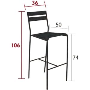 Fermob Facto Barhocker Sitron - Bar Stool Fermob Facto Barhocker Sitron - Bar Stool