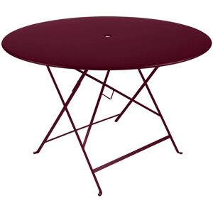 Fermob Bistro Rund Sammenleggbar Bord - Rød - Ø 117 cm Fermob Bistro Rund Sammenleggbar Bord - Rød - Ø 117 cm