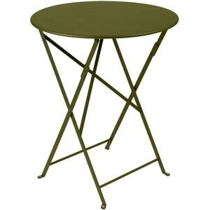Fermob - Table ronde pliante Bistro - vert - Ø 60 cm - Table - Publicité Fermob - Table ronde pliante Bistro - vert - Ø 60 cm - Table - Publicité