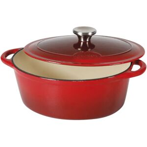 Cocotte Ovale en Fonte Émaillée - 6,5L, Rouge - Ustensiles de cuisine - Publicité Cocotte Ovale en Fonte Émaillée - 6,5L, Rouge - Ustensiles de cuisine - Publicité