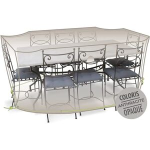 Housse de Mobilier Morel - Table Rectangulaire + Chaises 8-10p - Imperméable - Publicité Housse de Mobilier Morel - Table Rectangulaire + Chaises 8-10p - Imperméable - Publicité