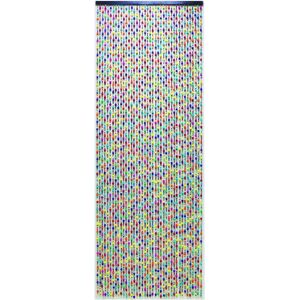 Rideau de perles en bois multicolores JARDIDECO - 90x200cm - Rideau - Publicité Rideau de perles en bois multicolores JARDIDECO - 90x200cm - Rideau - Publicité