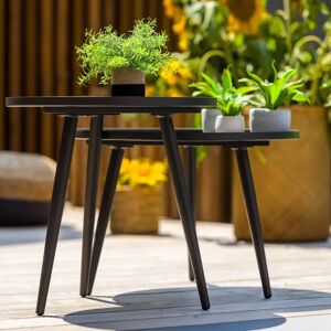 VILA Table de jardin ronde - Table basse - Publicité VILA Table de jardin ronde - Table basse - Publicité