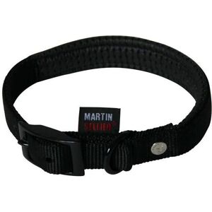 Collier pour Chien Martin Sellier - Nylon Confortable, Anneau en D - Noir - 45x20mm - Publicité Collier pour Chien Martin Sellier - Nylon Confortable, Anneau en D - Noir - 45x20mm - Publicité