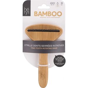 Hery Labo Peigne en bambou 31 Dents - Brosse démêlante - Publicité Hery Labo Peigne en bambou 31 Dents - Brosse démêlante - Publicité
