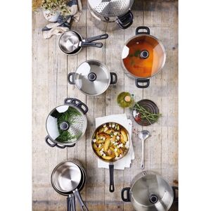 Pentola Polo in Acciaio Inox - 24cm - 5L - Compatibile induzione Pentola Polo in Acciaio Inox - 24cm - 5L - Compatibile induzione