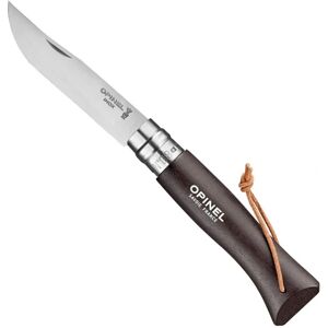 Opinel No 8 Colorama Earth (inox) - inox, noir - Publicité Opinel No 8 Colorama Earth (inox) - inox, noir - Publicité