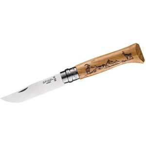 Opinel N° 8 Animalia - Inox, chamois - Publicité Opinel N° 8 Animalia - Inox, chamois - Publicité
