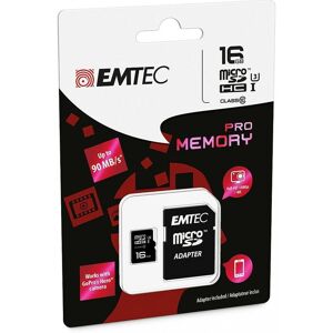 Emtec 16GB MicroSDHC UHS-I Class 10 Memory Card Emtec 16GB MicroSDHC UHS-I Class 10 Memory Card