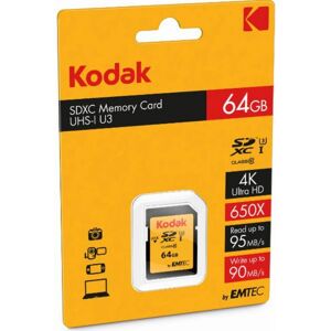 Kodak 64GB U3 UHS-I Speicherkarte - Speicherkarte - Schwarz Kodak 64GB U3 UHS-I Speicherkarte - Speicherkarte - Schwarz