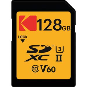 Carte mémoire Kodak Ultra Pro 128 Go - UHS-II U3 V60 Classe 10 pour 4K/8K - Publicité Carte mémoire Kodak Ultra Pro 128 Go - UHS-II U3 V60 Classe 10 pour 4K/8K - Publicité