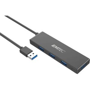 Emtec T620A USB Hub 4-port - Type-A - USB 3.2 Gen 1 Emtec T620A USB Hub 4-port - Type-A - USB 3.2 Gen 1