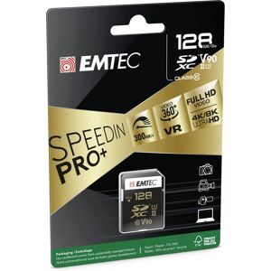 Emtec SpeedIN Pro+ 128 GB SDXC UHS-II Class 10 - Memory Card Emtec SpeedIN Pro+ 128 GB SDXC UHS-II Class 10 - Memory Card