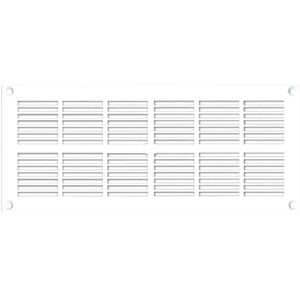 Grille de ventilation rectangulaire Autogyre - Blanc - Publicité Grille de ventilation rectangulaire Autogyre - Blanc - Publicité