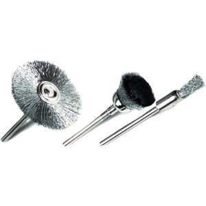 TIVOLY Set di 3 Mini Spazzole per Trapano - Multimateriali, 5/10/28 mm TIVOLY Set di 3 Mini Spazzole per Trapano - Multimateriali, 5/10/28 mm