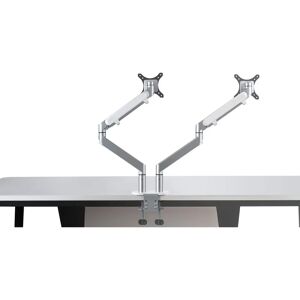 Alba Jamy Dubbla monitorarm - Justerbar, Grå - Typ av skärm Alba Jamy Dubbla monitorarm - Justerbar, Grå - Typ av skärm