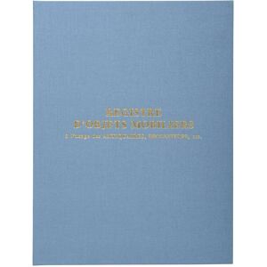 Exacompta Registro 32x24cm Objetos mobiliarios - 100 páginas - Azul Exacompta Registro 32x24cm Objetos mobiliarios - 100 páginas - Azul