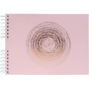 Album photo Ellipse rose Exacompta - Spirale - Publicité Album photo Ellipse rose Exacompta - Spirale - Publicité