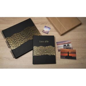 Exacompta Aramy Photo Album Black Gold 360 Sheets Spiral Binding - Photo Album Exacompta Aramy Photo Album Black Gold 360 Sheets Spiral Binding - Photo Album