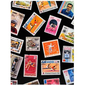 Exacompta 25130E Sport Stamp Album - Album with Black Pages Exacompta 25130E Sport Stamp Album - Album with Black Pages