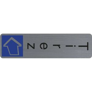 Exacompta Modelo 67158E Placa adhesiva imitación aluminio Exacompta Modelo 67158E Placa adhesiva imitación aluminio