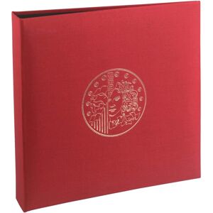 Exacompta Coin Album - Euro Coin Design - 24.5x25cm - Bordeaux Exacompta Coin Album - Euro Coin Design - 24.5x25cm - Bordeaux