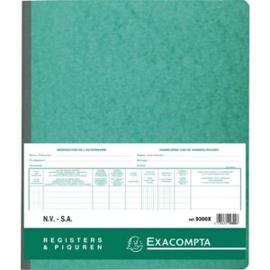 Exacompta 9300X Groen Notitieboek - Schrijfdagboek Exacompta 9300X Groen Notitieboek - Schrijfdagboek