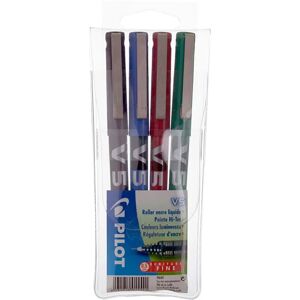 Stylo Pilot BX-V5 Pointe Fine Encre Liquide - Couleurs Variées - Lot de 4 Stylo Pilot BX-V5 Pointe Fine Encre Liquide - Couleurs Variées - Lot de 4