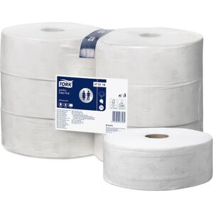 Papier toilette Tork 472118 - 380 m Jumbo 2 épaisse blanc - Publicité Papier toilette Tork 472118 - 380 m Jumbo 2 épaisse blanc - Publicité