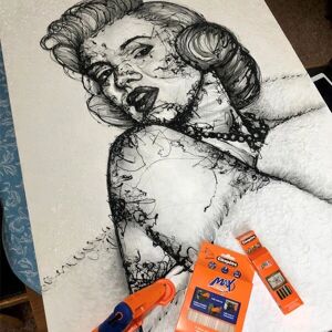 Cléopâtre Heißklebepistole mit Doppel-Funktion - 7 mm Sticks inklusive Cléopâtre Heißklebepistole mit Doppel-Funktion - 7 mm Sticks inklusive