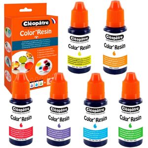 Ensemble de colorants pour résine Cléopâtre - 6 couleurs - Publicité Ensemble de colorants pour résine Cléopâtre - 6 couleurs - Publicité