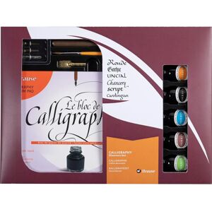 BRAUSE Kalligrafie-Set - Tinte, Federn, Halter, Pinsel & Übungsblock BRAUSE Kalligrafie-Set - Tinte, Federn, Halter, Pinsel & Übungsblock