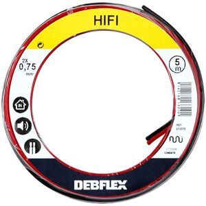 DEBFLEX - 2x07,5mm² - noir/rouge - 5m - Cable DEBFLEX - 2x07,5mm² - noir/rouge - 5m - Cable