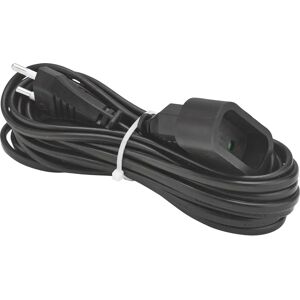 DEBFLEX 324262 Verlengsnoer - 5m, 6A, Zwart DEBFLEX 324262 Verlengsnoer - 5m, 6A, Zwart