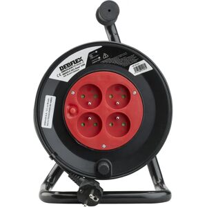 DEBFLEX Enrouleur 25m - 3G:1.5, 4 Prises - Publicité DEBFLEX Enrouleur 25m - 3G:1.5, 4 Prises - Publicité