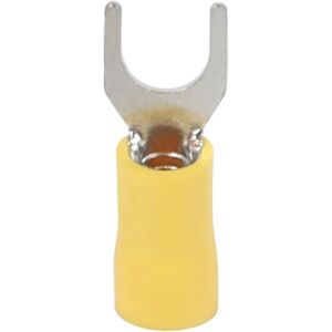 DEBFLEX 711079 - Bornes à fourche 10 pièces - 6mm - Jaune DEBFLEX 711079 - Bornes à fourche 10 pièces - 6mm - Jaune