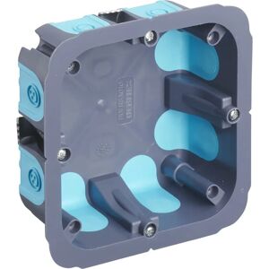 Boîte de dérivation électrique DEBFLEX Gris/Bleu - Étanche IP54, Résistante aux chocs - 100x100mm - Publicité Boîte de dérivation électrique DEBFLEX Gris/Bleu - Étanche IP54, Résistante aux chocs - 100x100mm - Publicité
