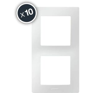 DEBFLEX Plaque Murale 2 Pièces Blanc - Horizontal/Vertical DEBFLEX Plaque Murale 2 Pièces Blanc - Horizontal/Vertical